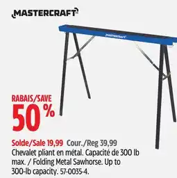 Canadian Tire Folding Metal Sawhorse offer