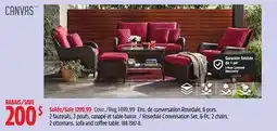 Canadian Tire CANVAS Rosedale Conversation Set offer