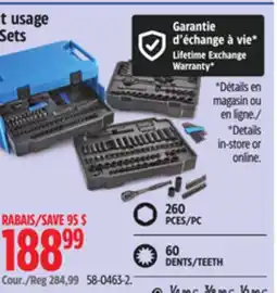 Canadian Tire General Use Socket Sets offer
