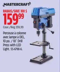 Canadian Tire 10˝ Drill Press with LED Light offer