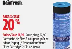 Canadian Tire Taste/Odour Water Filter Cartridge, 2-Pk offer