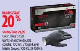 Canadian Tire Dual-Layer Nitrile Gloves offer