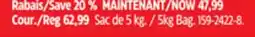 Canadian Tire Scotts 5kg Bag offer
