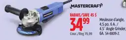 Canadian Tire 4.5˝ Angle Grinder, 6A offer