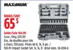 Canadian Tire 150-Pc Impact Socket Set offer