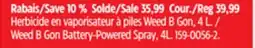 Canadian Tire Scotts Weed B Gon Battery-Powered Spray offer
