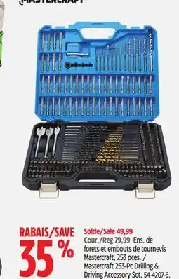Canadian Tire Mastercraft, 25-Pc Drilling & Driving Accessory Set offer