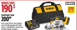 Canadian Tire DEWALT Circular Saw Kit with E-Brake offer