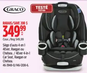 Canadian Tire 4Ever 4-in-1 Car Seat, Raegan or Chelsea offer