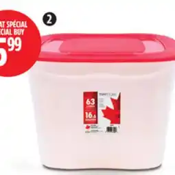 Canadian Tire Stackable Storage Box with Lid offer