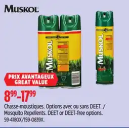 Canadian Tire Options avec ou sans DEET offer