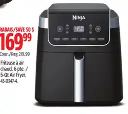 Canadian Tire 6-Qt Air Fryer/Ninja Friteuse à air chaud 6 pte offer