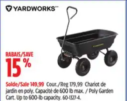 Canadian Tire Poly Garden Cart offer