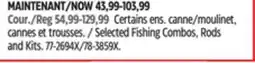 Canadian Tire Selected Fishing Combos, Rods and Kits offer