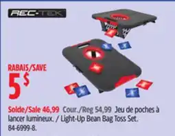 Canadian Tire Light-Up Bean Bag Toss Set./Jeu de poches à lancer lumineux offer