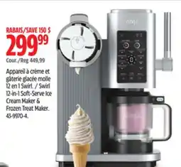 Canadian Tire Swirl 12-in-1 Soft-Serve Ice Cream Maker & Frozen Toast Maker offer