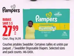 Canadian Tire Swaddler Disposable Diapers. Select sizes and pack counts offer