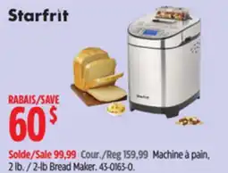Canadian Tire STARFRIT 2-lb Bread Maker offer