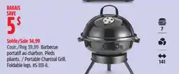 Canadian Tire Portable Charcoal Grill offer