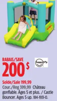 Canadian Tire Happy Hop Castle Bouncer offer