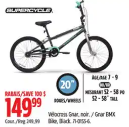 Canadian Tire Supercycle Gnar BMX Bike, Black offer