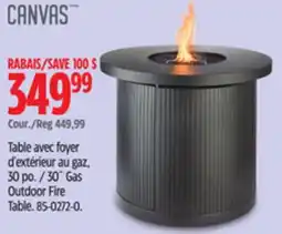 Canadian Tire Table avec foyer d'extérieur au gaz, 30 po offer