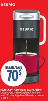 Canadian Tire Supreme Single-Serve Coffeemaker offer