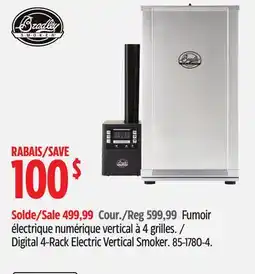Canadian Tire Digital 4-Rack Electric Vertical Smoker offer