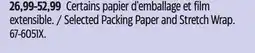 Canadian Tire Selected Packing Paper and Stretch Wrap offer