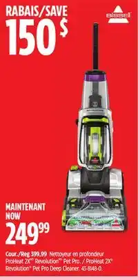 Canadian Tire Nettoyeur en profondeur ProHeat 2X Revolution Pet Pro offer