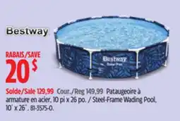 Canadian Tire Bestway Steel-Frame Wading Pool offer