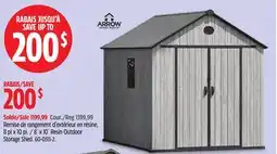 Canadian Tire 8´ x 10´ Resin Outdoor Storage Shed offer