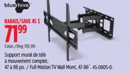 Canadian Tire Blue Hive Full Motion TV Wall Mont, 47-86˝ offer