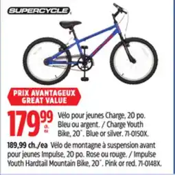 Canadian Tire Supercycle Impulse Youth Hardtail Mountain Bike offer