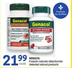 Uniprix GENACOL Produits naturels sélectionnés/Selected natural products offer