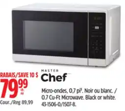 Canadian Tire 0.7 Cu-Ft Microwave offer
