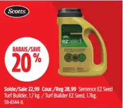 Canadian Tire Semence EZ Seed Turf Builder offer