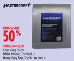 Canadian Tire MASTERCRAFT Heavy-Duty Tarp, 12 x 16´ offer