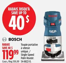 Canadian Tire Single-Speed Palm Router offer