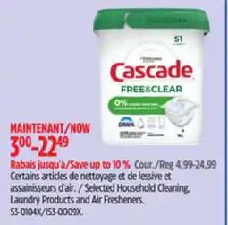 Canadian Tire Selected Household Cleaning, Laundry Products and Air Fresheners offer