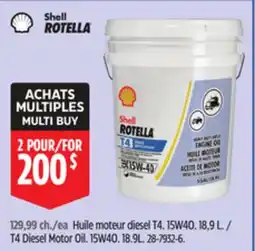 Canadian Tire T4 Diesel Motor Oil offer