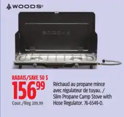 Canadian Tire Slim Propane Camp Stove with Hose Regulator offer