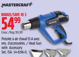 Canadian Tire Mastercraft Heat Gun with Accessory Set, 15A offer