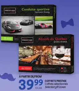 Uniprix COFFRETS PRESTIGE Coffrets sélectionnés/Selected gift boxes offer