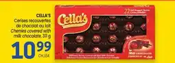 Uniprix CELLA'S Cerises recouvertes de chocolat au lait/Cherries covered with milk chocolate offer