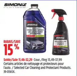Canadian Tire Selected Car Cleaning and Protectant Products offer