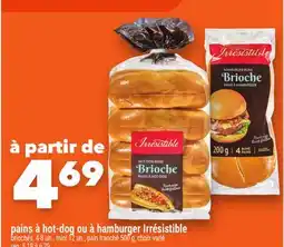 Marche Ami pains à hot-dog ou à hamburger Irrésistible offer