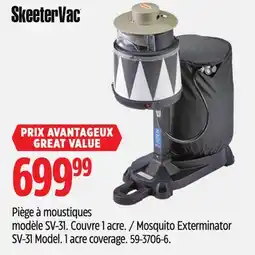 Canadian Tire SkeeterVac Mosquito Exterminator SV-31 Model offer