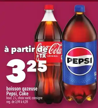 Marche Ami boisson gazeuse Pepsi, Coke offer