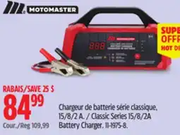 Canadian Tire MotoMaster Classic Series 15/8/2A Battery Charger offer
